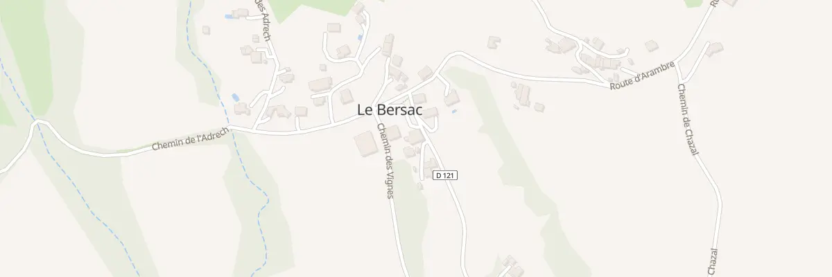 Plan du 5022 L’Ubac au Bersac