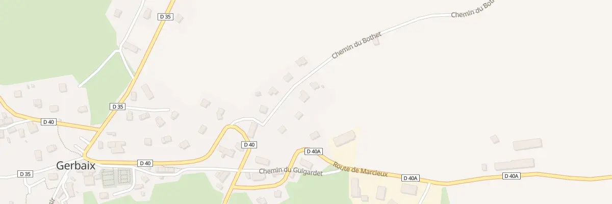 Plan du 118 Chem du Bothet à Gerbaix