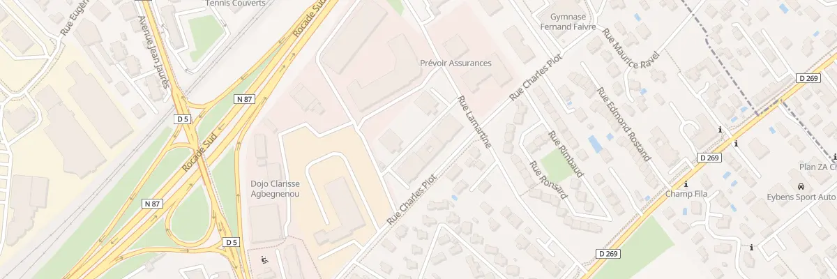 Plan du 4 Rue Frédéric Chopin à Eybens