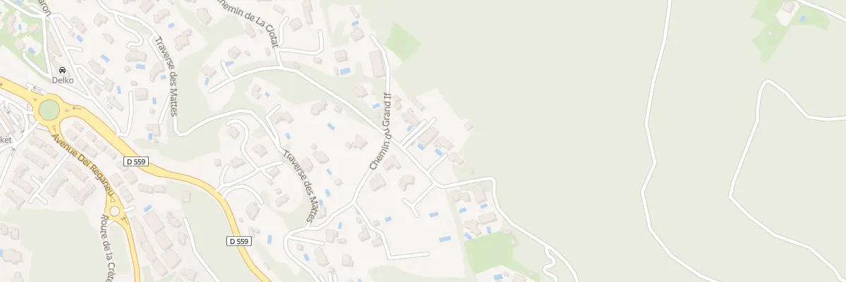 Plan du 498 Che de la Ciotat à Bandol