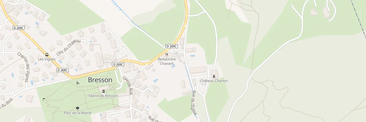 Plan du 9 Rue de l’Eglise à Bresson