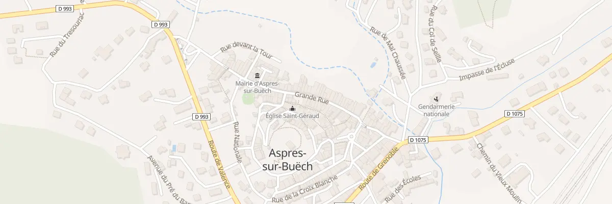 Plan du 171 Gr Grande Rue à Aspres-sur-Buëch