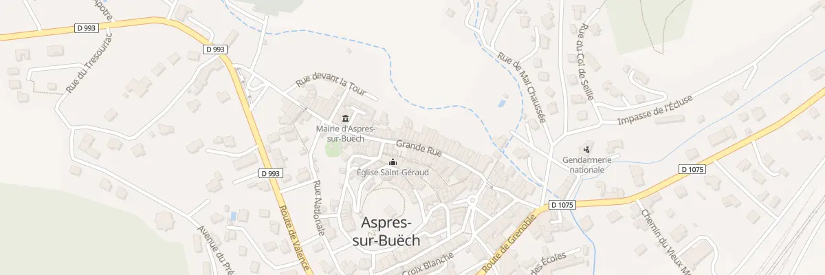 Plan du 5178 Gr Grande Rue à Aspres-sur-Buëch