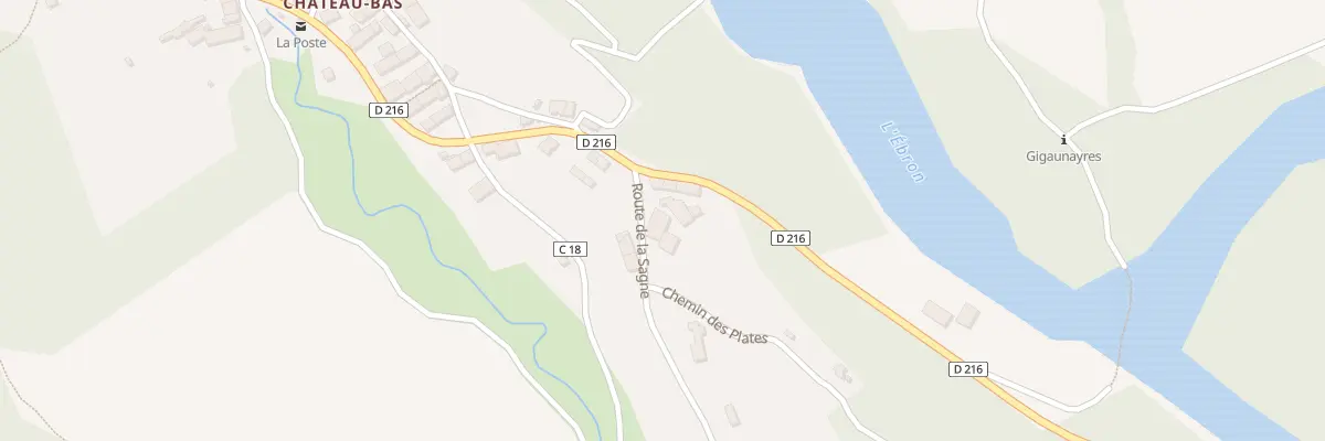 Plan du 35 Rte de la Sagne à Tréminis