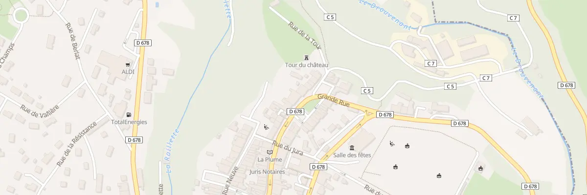 Plan du 24 Grande Rue à Clairvaux-les-Lacs