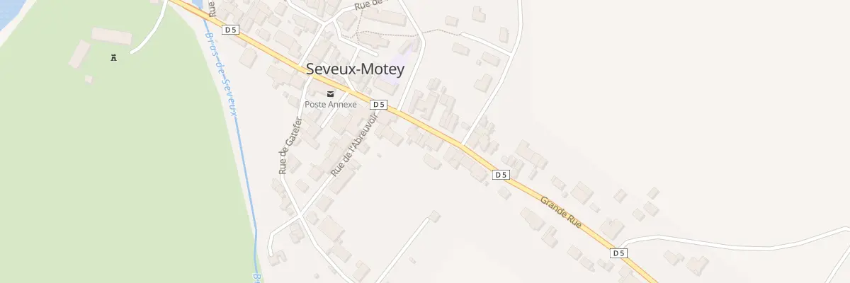Plan du 22 Gr Grande Rue à Seveux-Motey