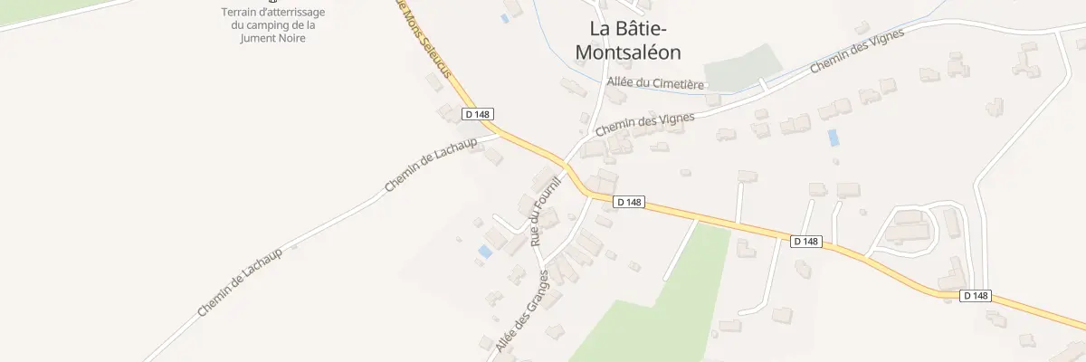 Plan du 542 Rue Mons Seleucus à La Bâtie-Montsaléon