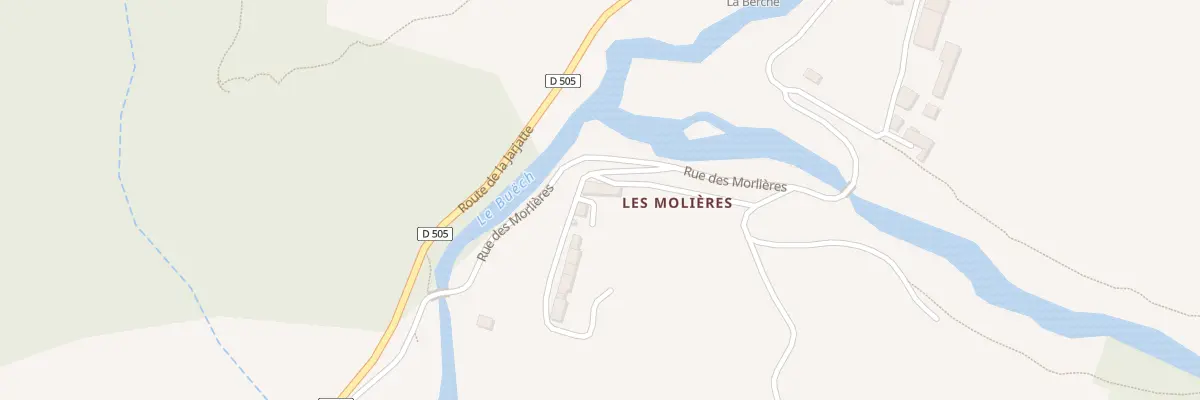 Plan du 685 Rte des Morlieres à Lus-la-Croix-Haute