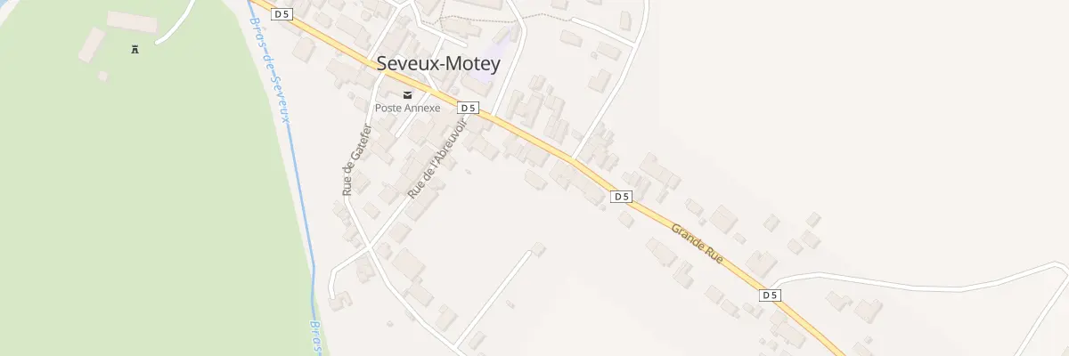 Plan du 26 Gr Grande Rue à Seveux-Motey