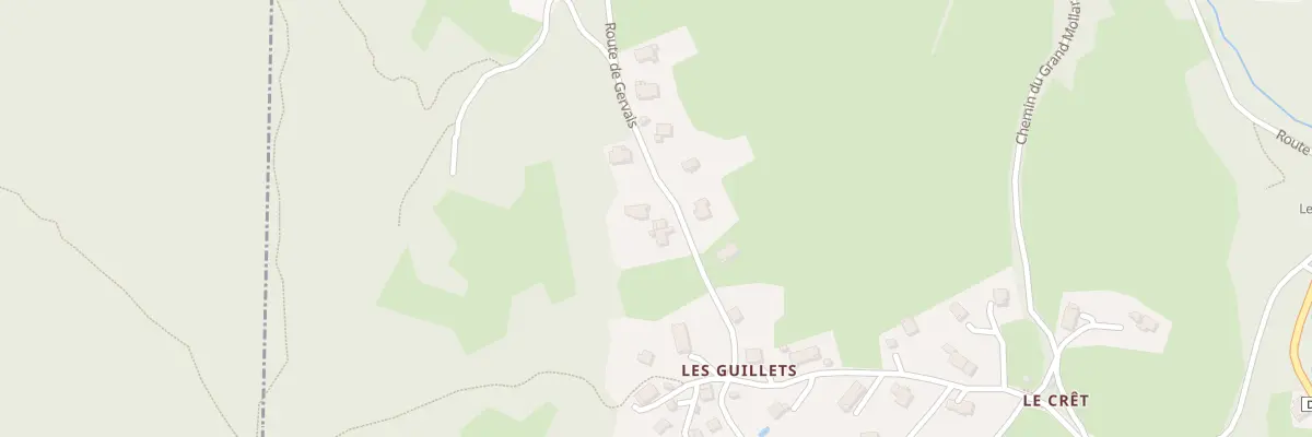 Plan du 133 Rte de Gervais à Sarcenas