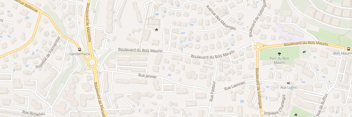 Plan du 218 Bd Bois Maurin à Bandol