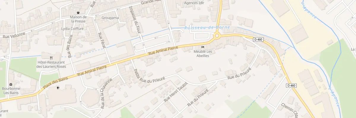 Plan du 54 Rue Amiral Pierre à Bourbonne-les-Bains
