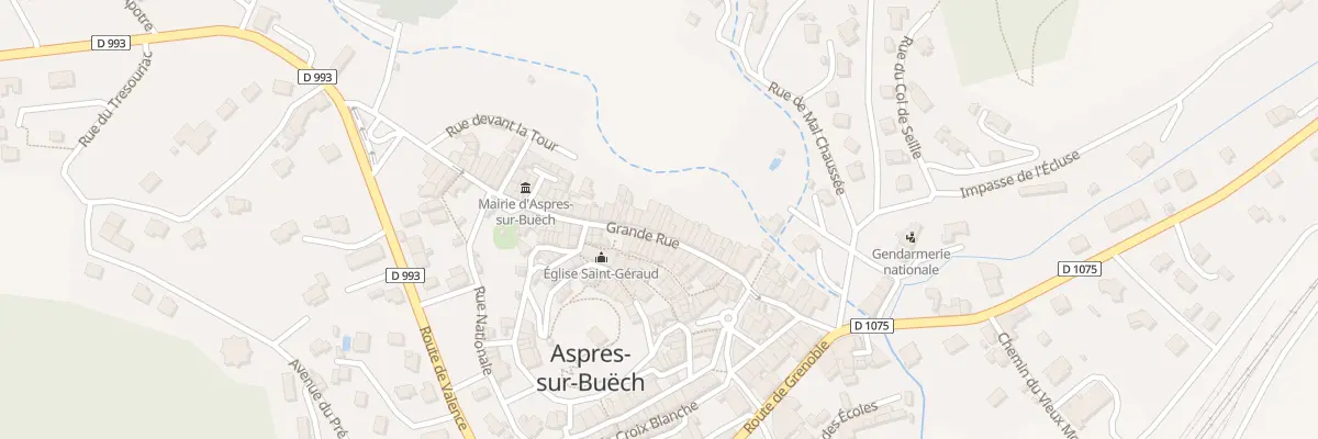 Plan du 5175 Gr Grande Rue à Aspres-sur-Buëch