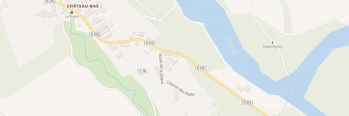 Plan du 5079 Chateau Bas à Tréminis