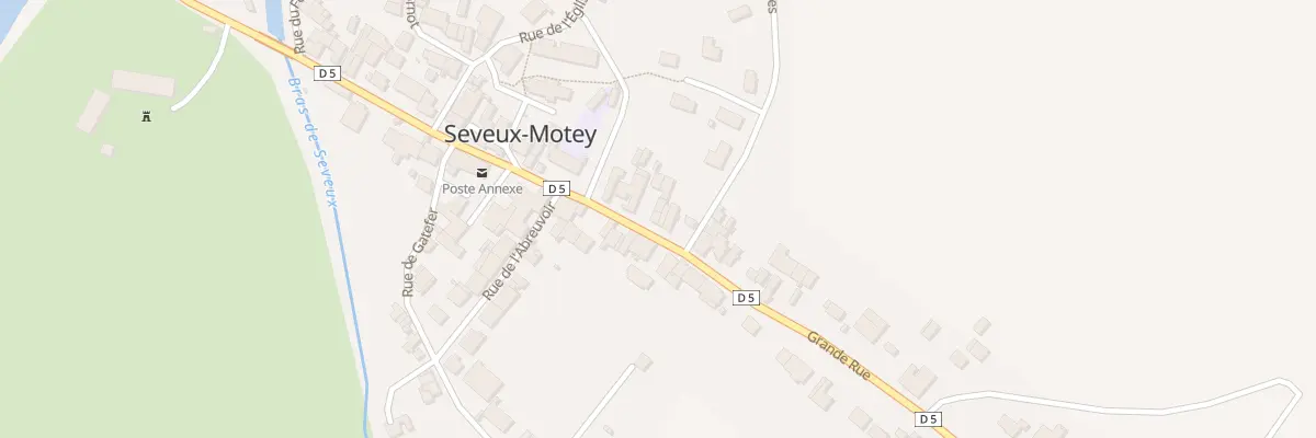 Plan du 41 Gr Grande Rue à Seveux-Motey