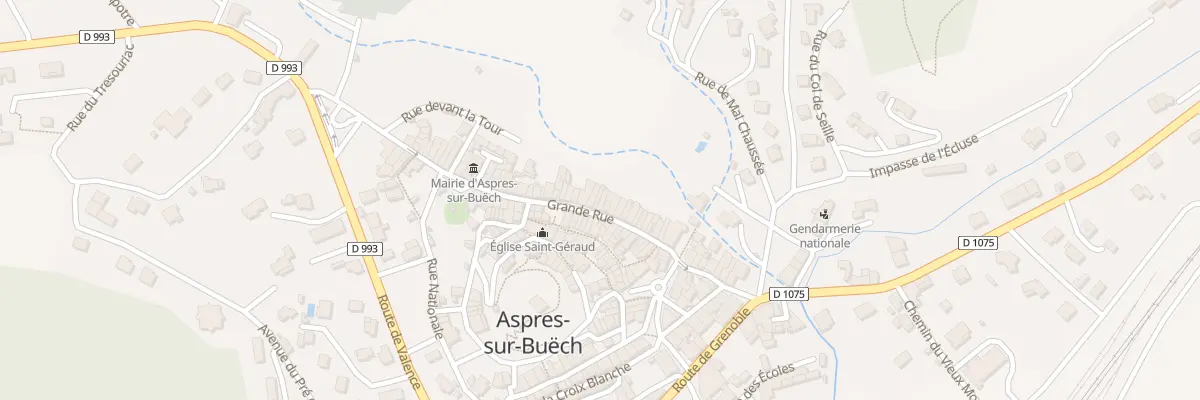 Plan du 5174 Gr Grande Rue à Aspres-sur-Buëch