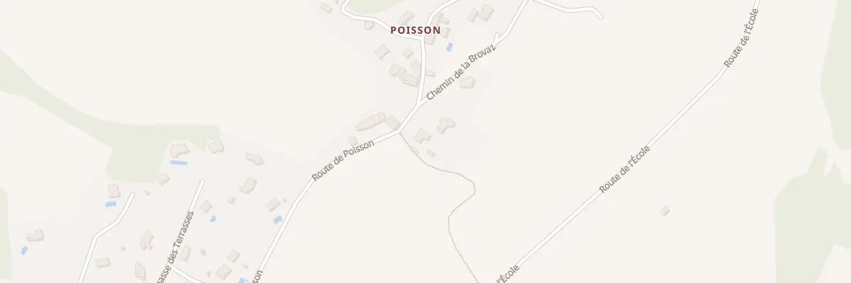 Plan du 768 Rte de Poisson à Parves et Nattages