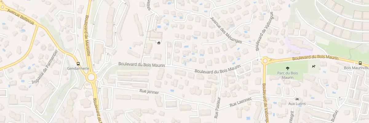 Plan du 263 Bd Bois Maurin à Bandol