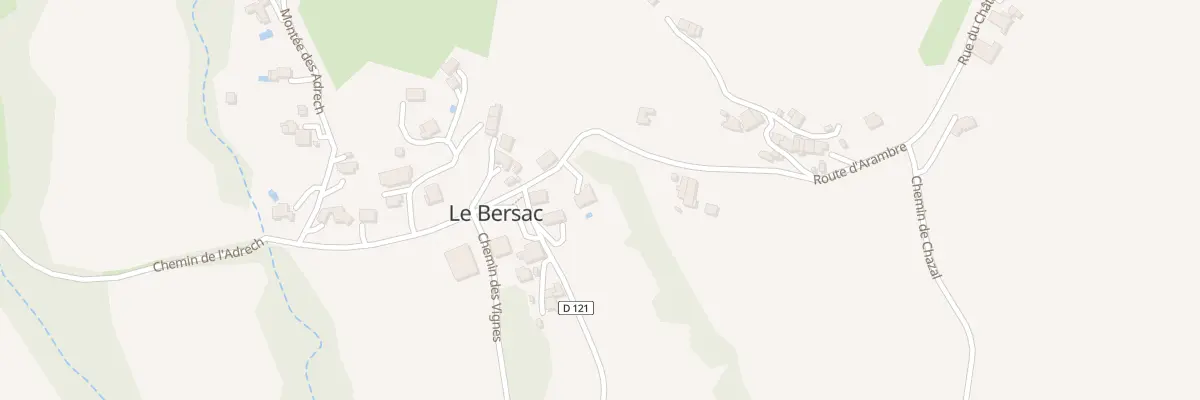Plan du 5083 Le Village au Bersac