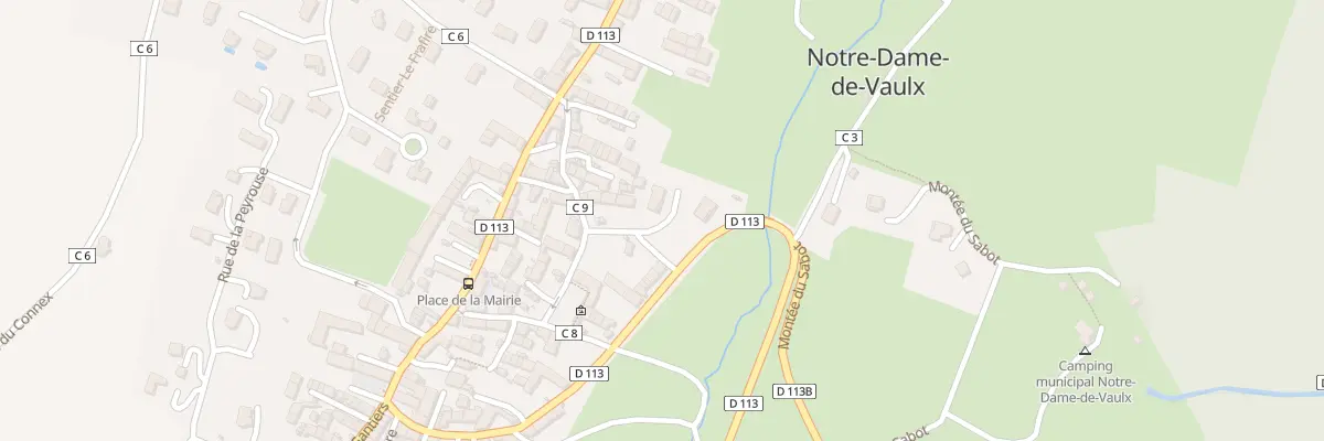 Plan du 8 Che du Curé à Notre-Dame-de-Vaulx