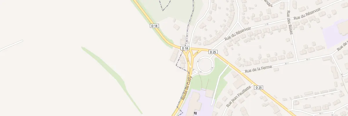 Plan du 1 Rue la Maladrerie à Cutry