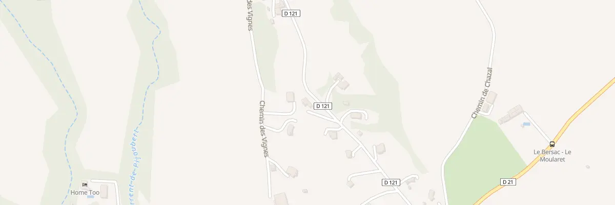 Plan du 15 Mte de la Draye au Bersac