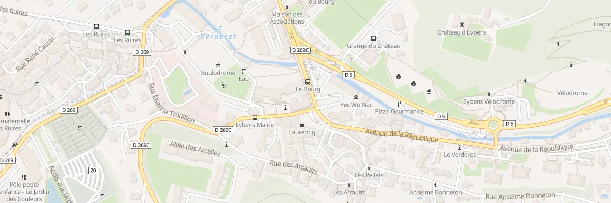 Plan du 174 Av Jean Jaures à Eybens