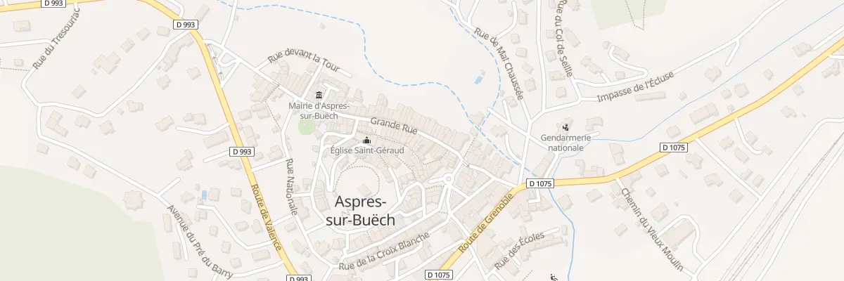 Plan du 5145 Gr Grande Rue à Aspres-sur-Buëch