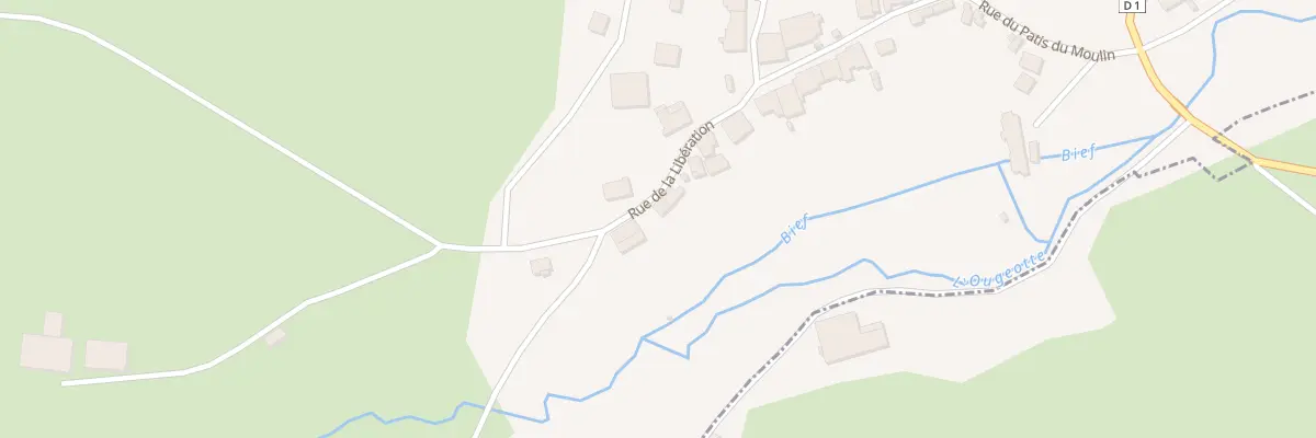 Plan du 13 Rue de la Liberation à Chauvirey-le-Châtel