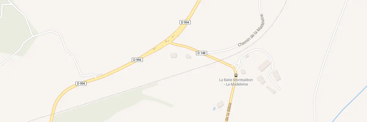 Plan du 98 Rte de la Bâtie à La Bâtie-Montsaléon
