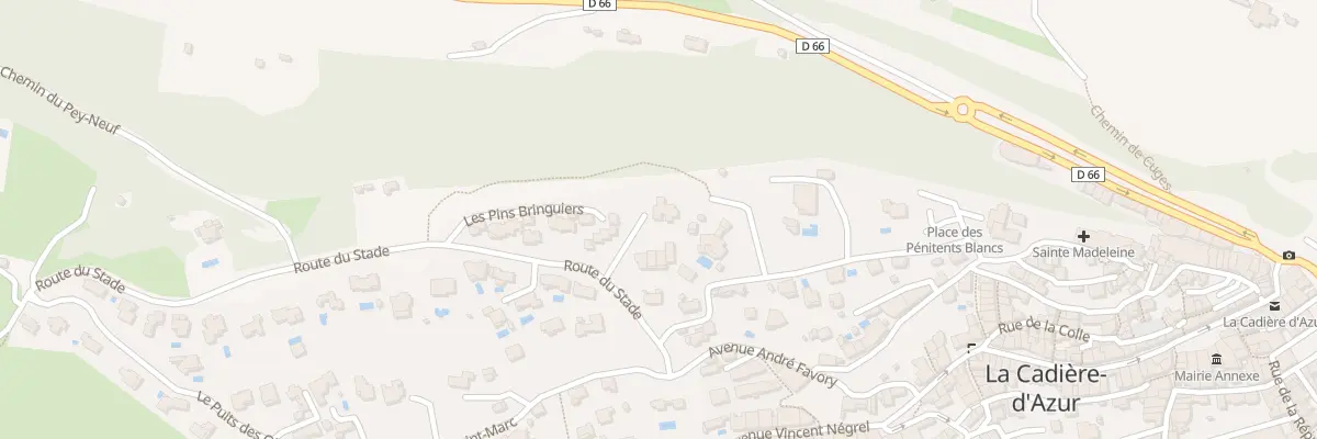 Plan du 90E Av du Stade à La Cadière-d’Azur