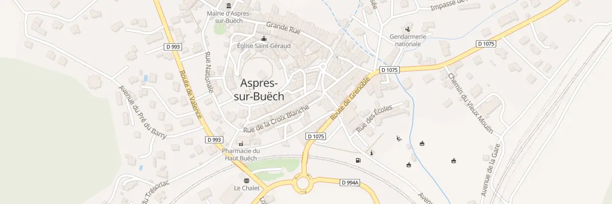 Plan du 102 Rue de la Croix Blanche à Aspres-sur-Buëch