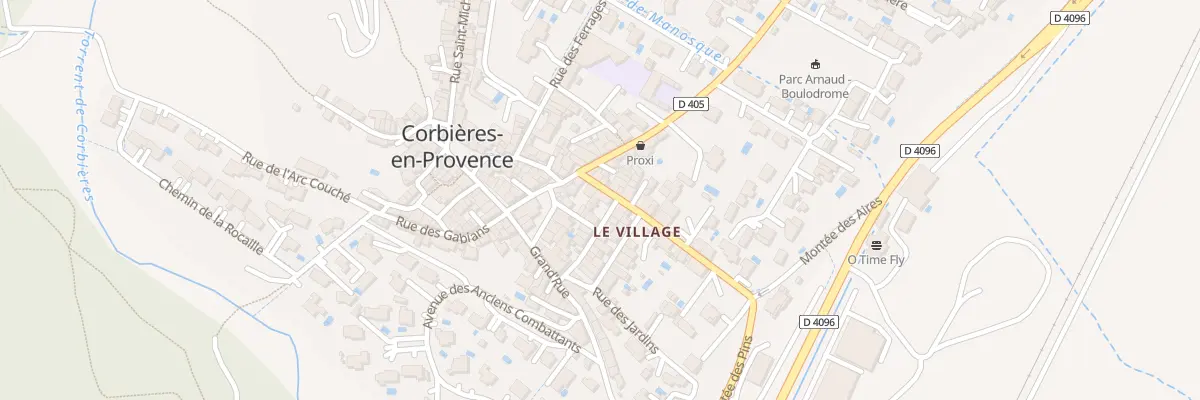 Plan du 5140 Rue des Aires à Corbières-en-Provence