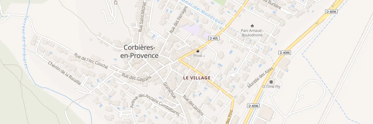 Plan du 3 Rue des Aires à Corbières-en-Provence