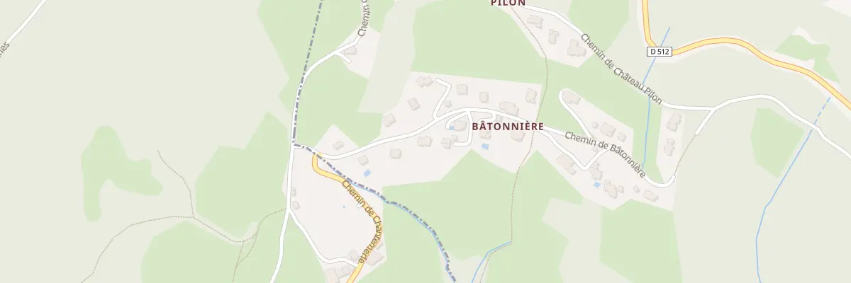 Plan du 23 Che de Batonnière à Corenc
