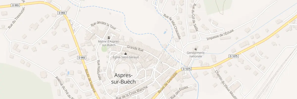 Plan du 5168 Gr Grande Rue à Aspres-sur-Buëch