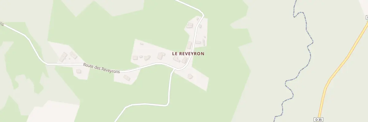 Plan du 703 Rte des Reveyrons à Saint-Pierre-d’Alvey