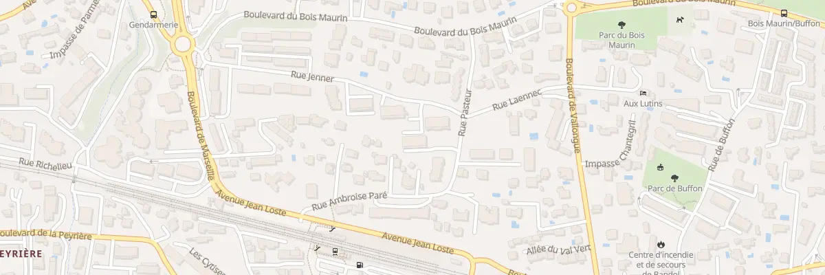 Plan du 270 Rue Jenner à Bandol