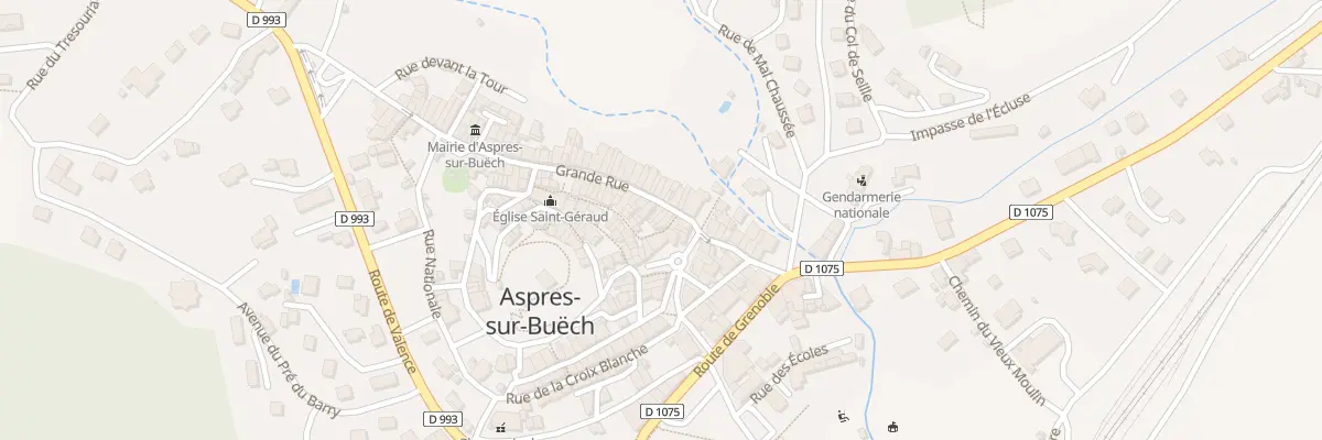Plan du 5152 Gr Grande Rue à Aspres-sur-Buëch