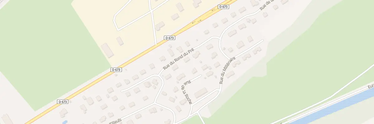 Plan du 6 Rue du Rond du Pré à Dampierre