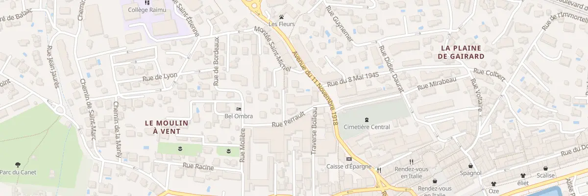 Plan du 28 Rue Perrault à Bandol