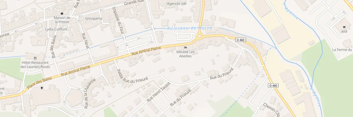 Plan du 66 Rue Amiral Pierre à Bourbonne-les-Bains