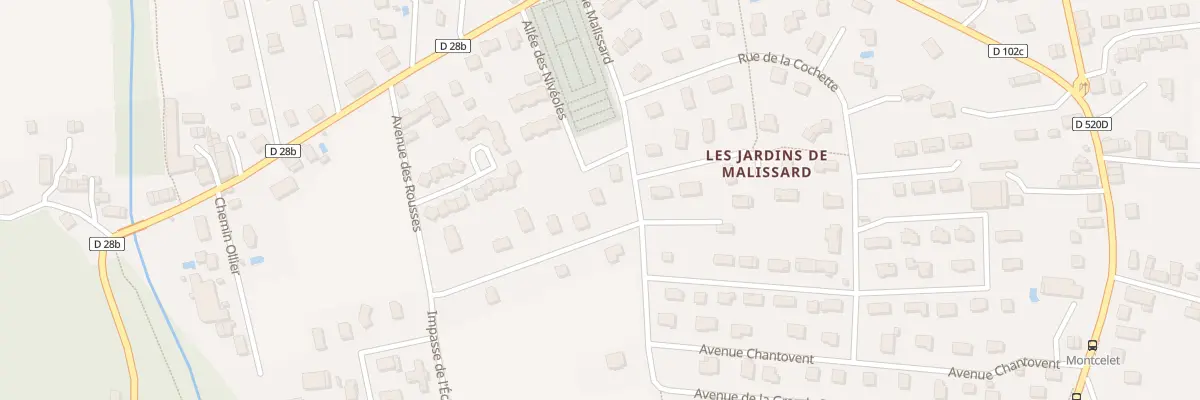 Plan du 333 Av des Rousses à Entre-deux-Guiers