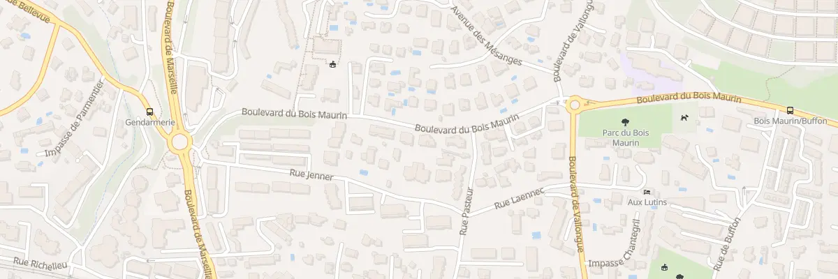 Plan du 310 Bd Bois Maurin à Bandol