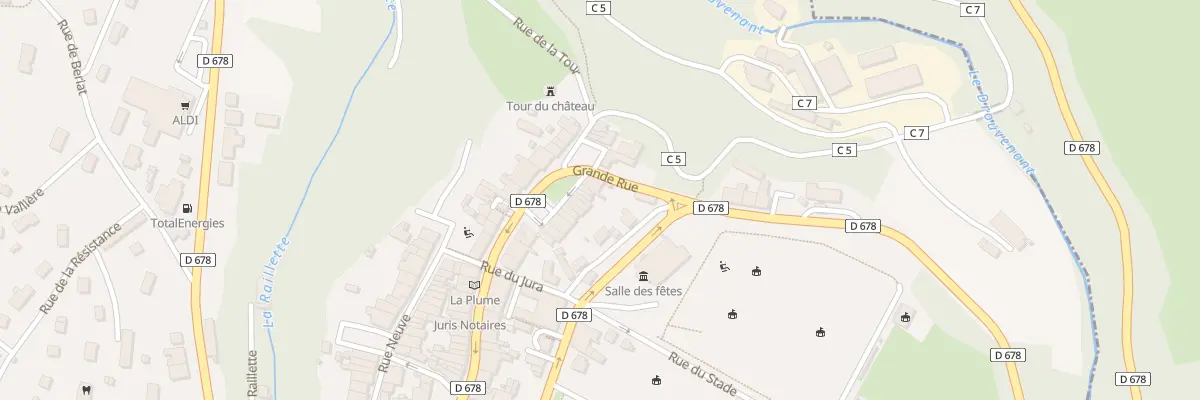 Plan du 21 Rue du Chene à Clairvaux-les-Lacs