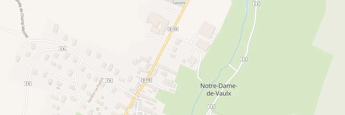 Plan du 5312 Rte des Quatre Fontaines à Notre-Dame-de-Vaulx