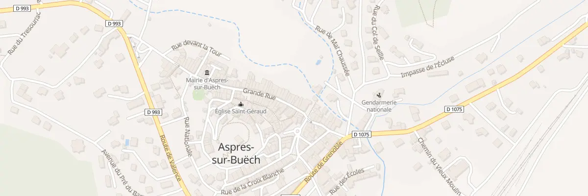 Plan du 5165 Gr Grande Rue à Aspres-sur-Buëch