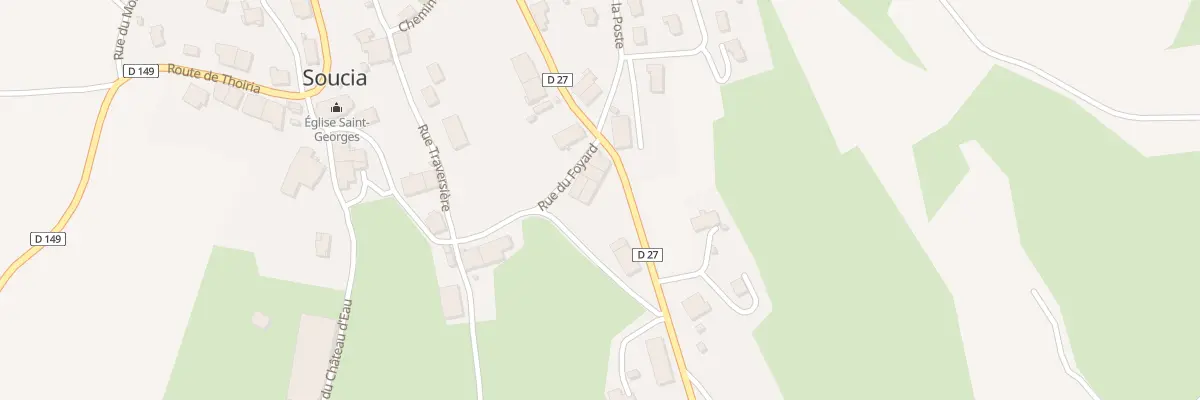 Plan du 8 Rte de Clairvaux à Soucia