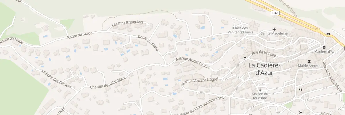 Plan du 22 Av du Stade à La Cadière-d’Azur
