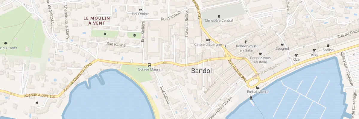 Plan du 22 Rue des Ecoles à Bandol